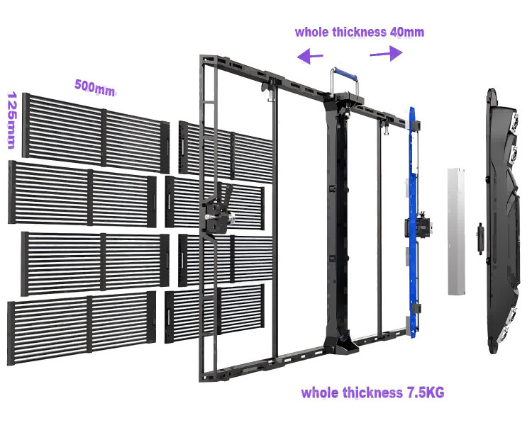 Transparent LED DISPLAY LIT500